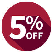 5% off
