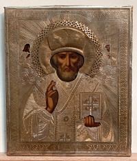 Russian icon - St. Nicholas the Wonderworker of Myra